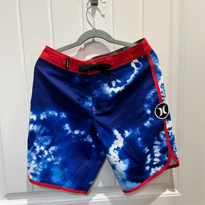 Boys Hurley Boardshorts, size 10/25, like new